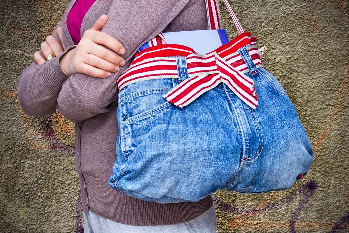 Upcycling - Tasche aus Jeans