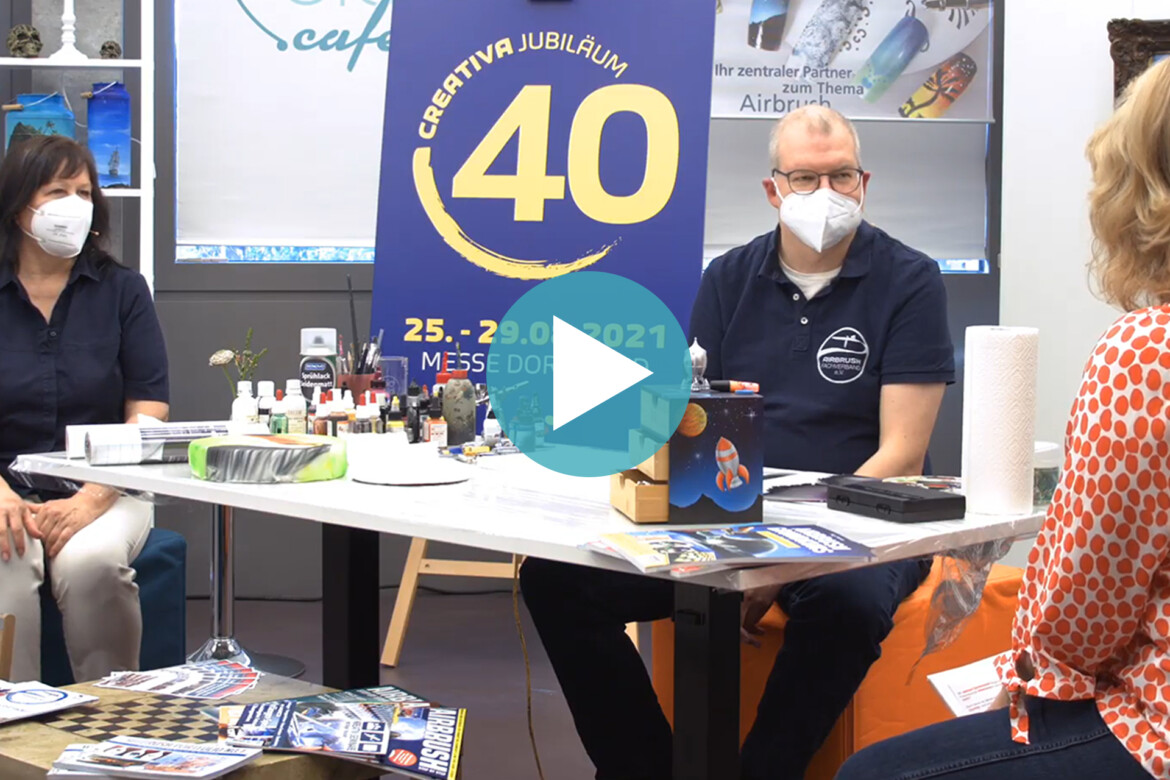 CREATIVA-Talk – Airbrush – D.I.Y. Home Decoration (Aufz. v. 20.04.2021)